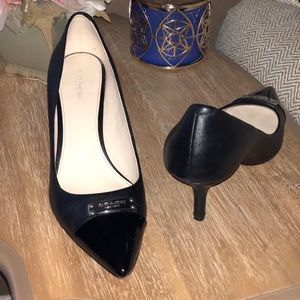 Classic Black Coach Pumps